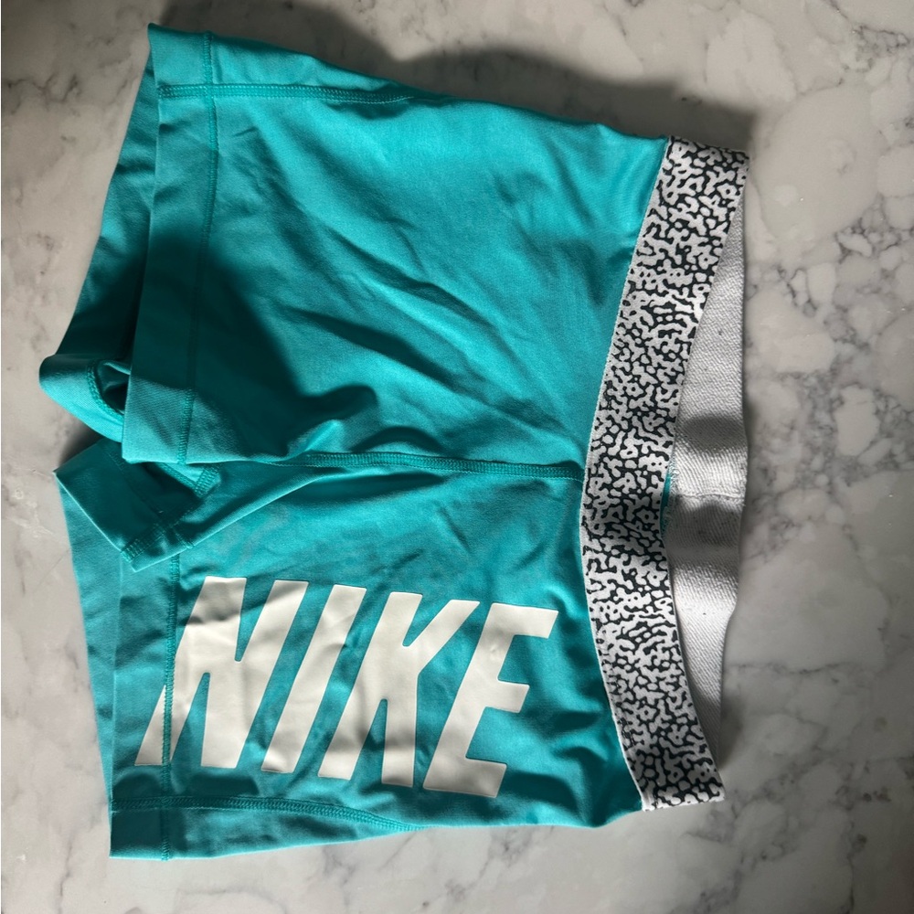 Nike Blue Athletic Shorts with Modern Cut